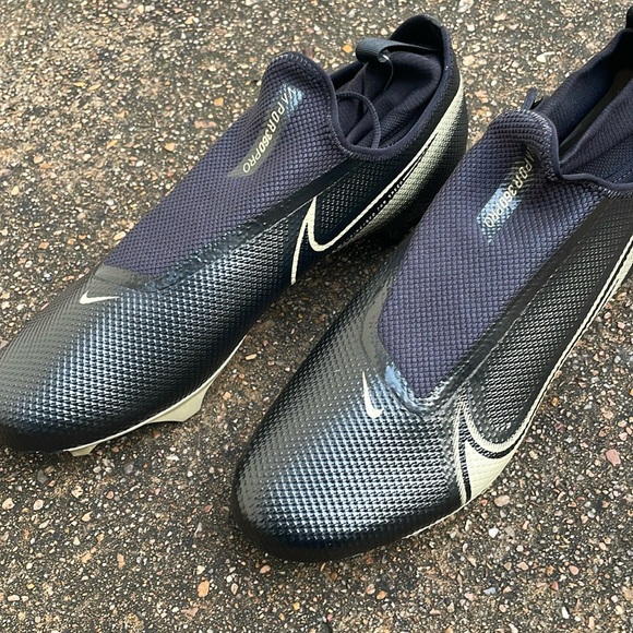 Nike Vapor edge speed 360 cv6345-004 black gold football cleats  new - Picture 1 of 7